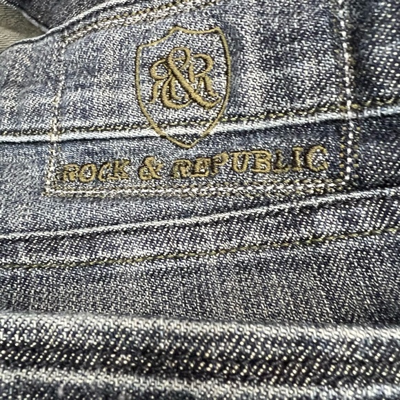 Rock & Republic men’s denim jeans Size 38 Henlee lightly distressed - Picture 7 of 15